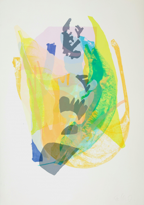 KAMUELA PROJECT The Pond 4 / Silkscreen ink on Buetten / 29 x 28 in. / 100 x 70 cm / 2024