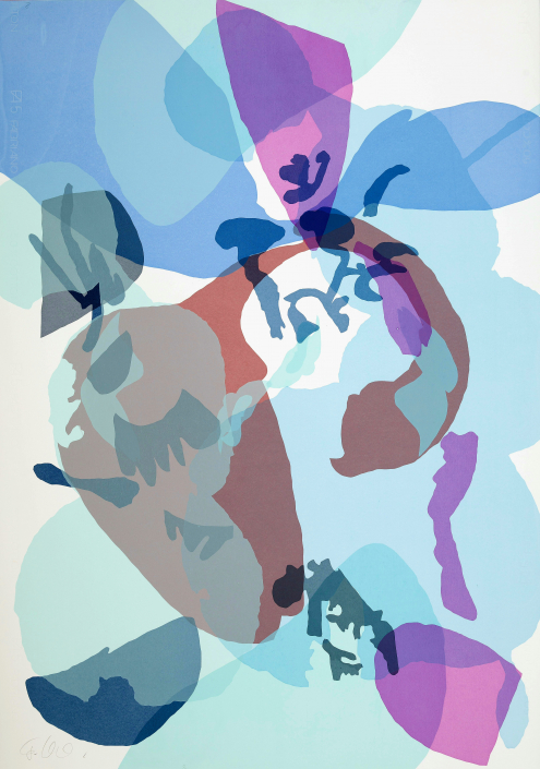 KAMUELA PROJECT 5 / Silkscreen ink on Buetten / 29 x 28 in. / 100 x 70 cm / 2024