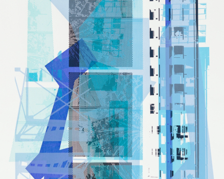 Original silkscreen on canvas, 150 x 65 x 5,5 cm, 59 x 26 x 2.2 in., 2018