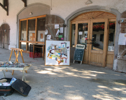 How the painting was created