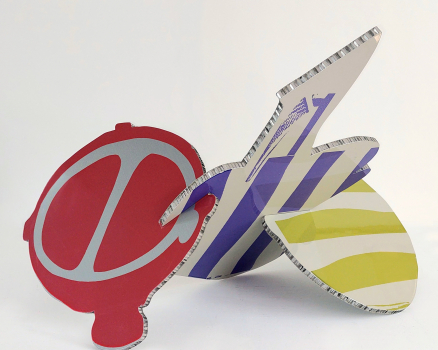 Original silkscreen ink on aluminum panels, lacquered, 53 x 90 x 64 cm, 20.9 x 35.4 x 25.2 in., 2022