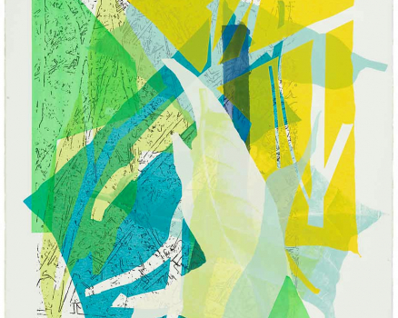 Silkscreen ink on Buetten, single work, 100 x 70 cm, 39 x 28 in., 2023