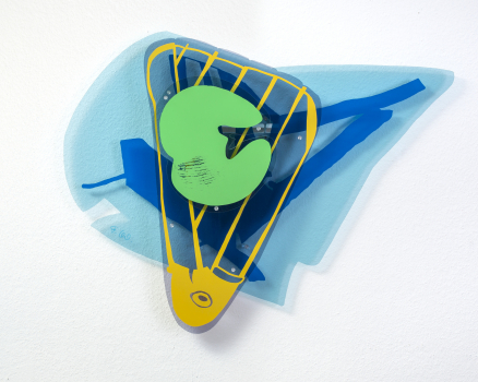 Plexiglass, silkscreen ink, 64,5 x 83, 8 cm, 25.4 x 32.7 x 3 in., 2014