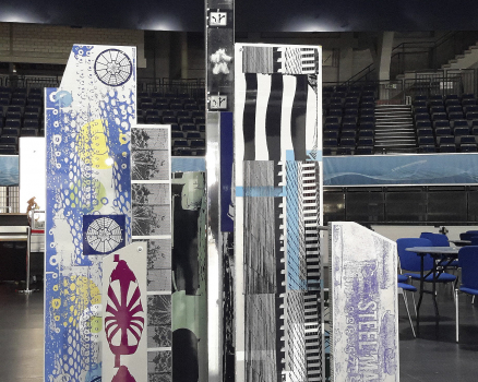 Solo Installation International Art Fair, Walter Bischoff Galerie Berlin, Stuttgart, Zell a.H.