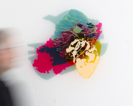 Plexiglass, screen printing, 4 pieces mounted, 48 x 57 x 10 cm, 19 x 22.4 x 4 in.,