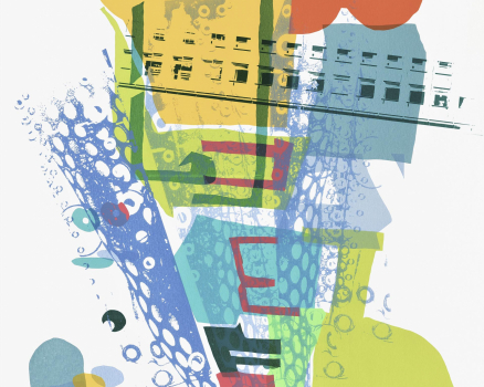 Original silkscreen on canvas, single work, 140 x 110 x 5,5 cm, 55 x 43 x 2 in., 2021