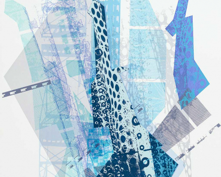 Original silkscreen on canvas, 140 x 110 x 5,5 cm, 55 x 43 x 2.2 in., 2018