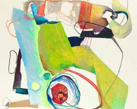 Oil pastel on paper, 100 x 100 cm, 39.4 x 39.4 in., 2006