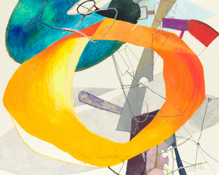 Oil pastel on paper, 100 x 100 cm, 39.4 x 39.4 in., 2011