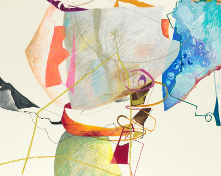 Oil pastel on paper, 100 x 100 cm, 39.4 x 39.4 in., 2006