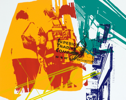 Original silkscreen, 40 x 40 cm, 15.7 x 15.7 in., Edition of 10, 2009