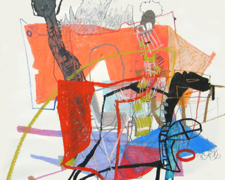 A working trip to Marbella in Andalusia a few years ago found me painting in a small bar in Puerto Deportivo that was full of both locals and tourists. There was something there to fill each of the senses: the laughter of people at the many tables; the way in which servers interacted with all the guests; the unhurried and comfortable attitude of workers, even though they were on their lunch break; the harbor buildings in the background; the red umbrellas; the smell of the ocean; and above all, a general sense of well-being that seemed to grow out of the ground itself, right along with the swaying palm trees. Returning to my hotel that evening I didn’t feel just satisfied, I felt whole.