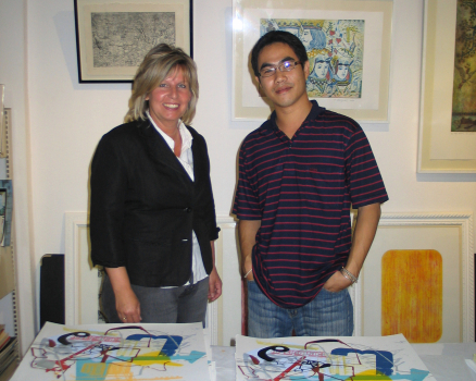 In 2007, I first met Kitikong Tilokwattanotai in Munich at Steindruck München, Lithography workshop. He invited me as Artist-in-Residence to work in Chiang Mai at C.A.P Studio