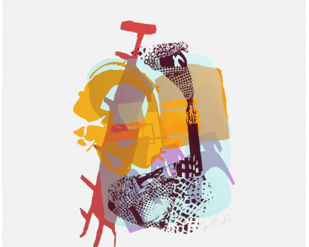 Original Siebdruck Unikat auf Bütten, Unikat, 100 x 70 cm, 39.4 x 27.5 in., 2015